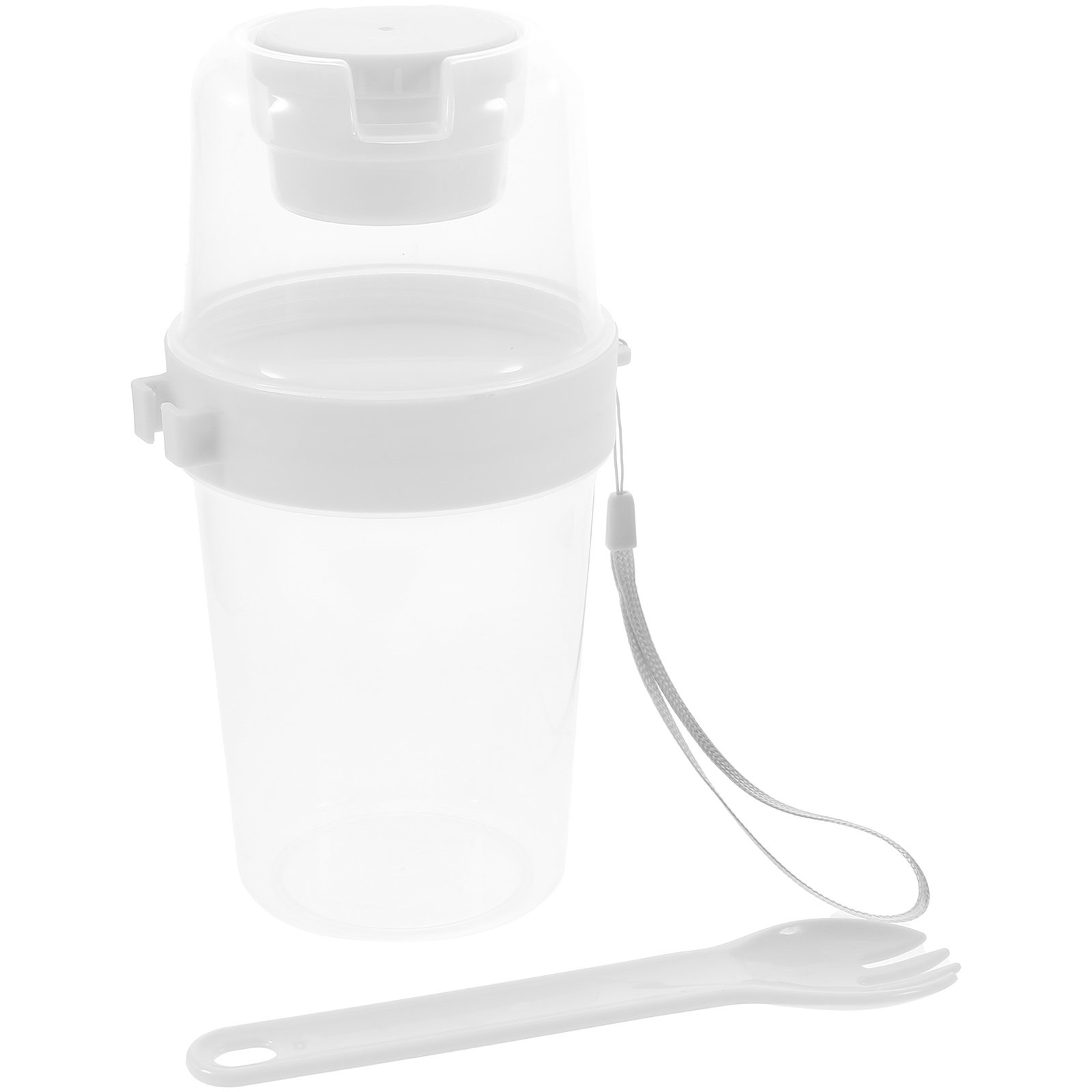 Overnight Oat Jar - 1Set Portable Salad Cup Double Layer