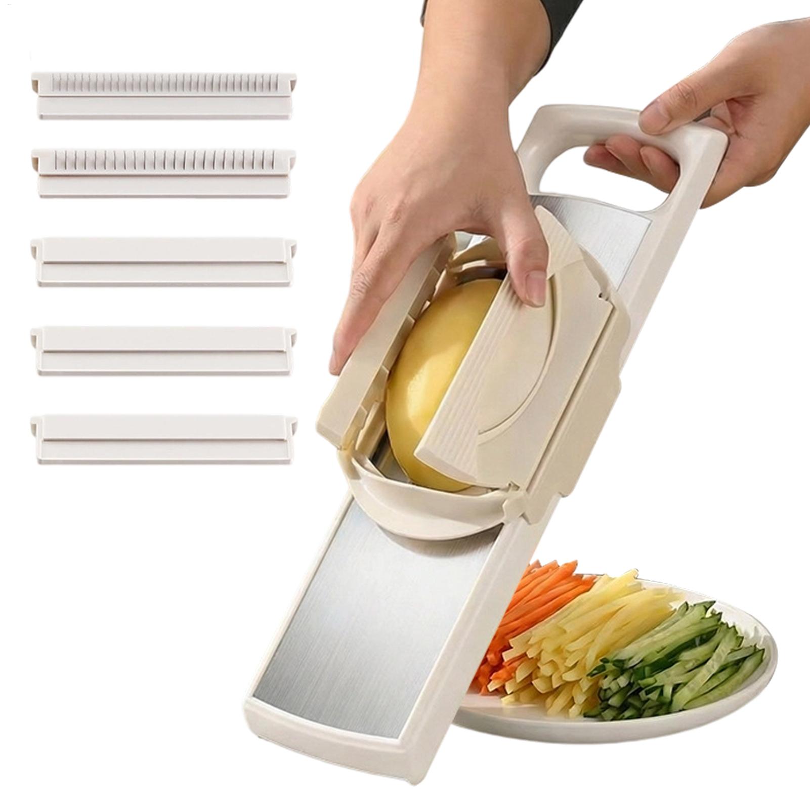 Meal Prep Cutting - Ergonomic Handheld Vegetable Cutter, Safe Manual
