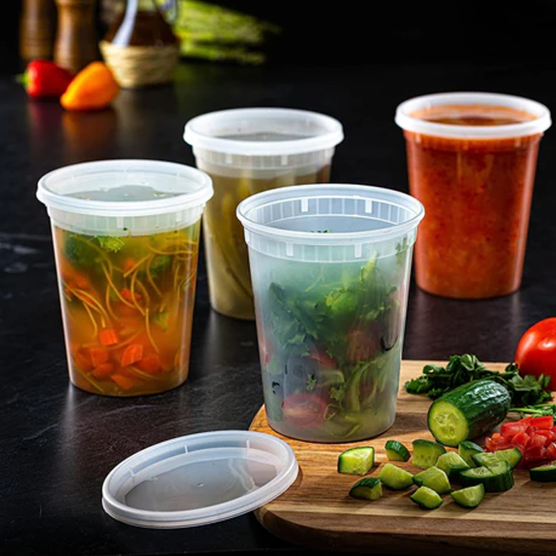 Meal Prep Kitchen - Food Storage Containers with Lids Freezer