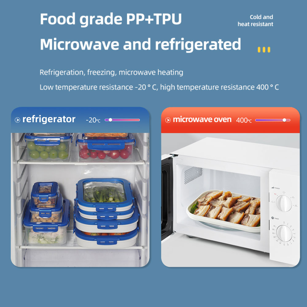 Food Storage Container Stackab - Meal Prep Cutting recension och pris