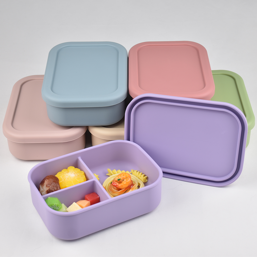 3-Compartment Food Grade Silic - Meal Prep Ideas recension och pris