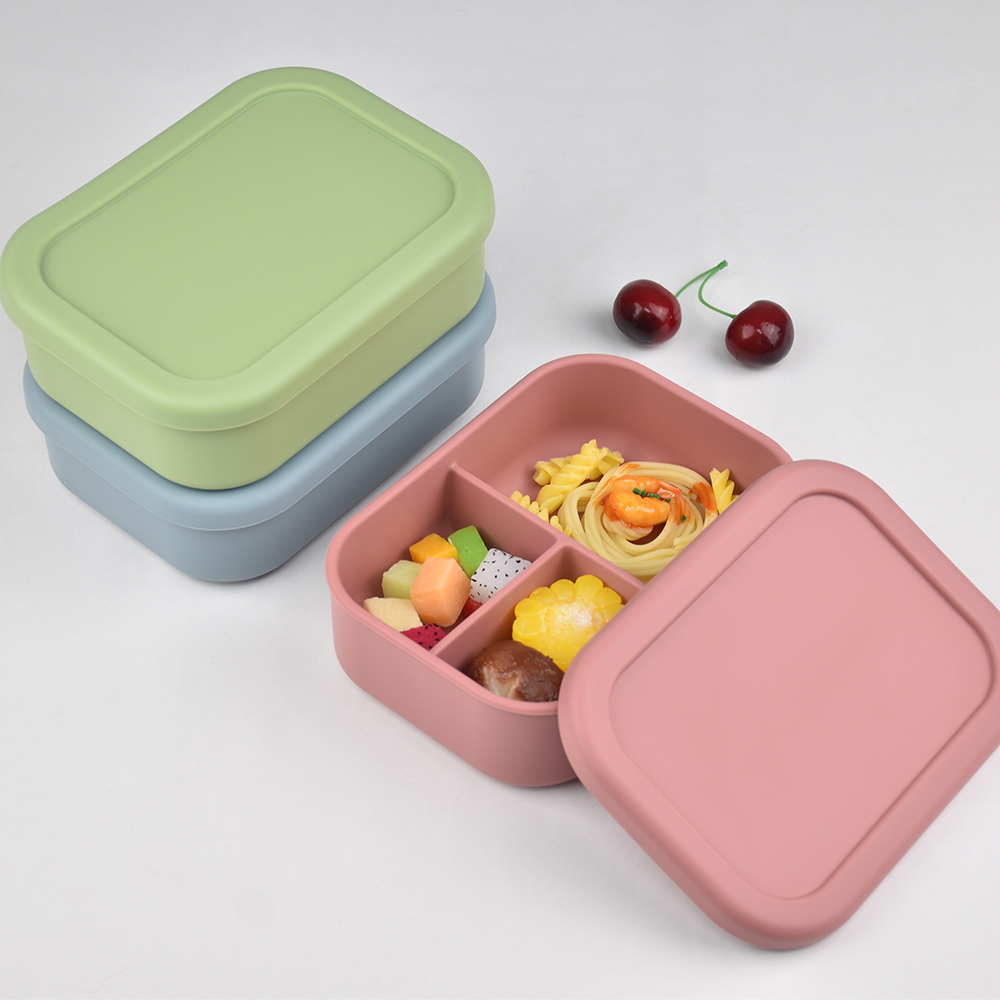 3-Compartment Food Grade Silic - Meal Prep Ideas recension och pris