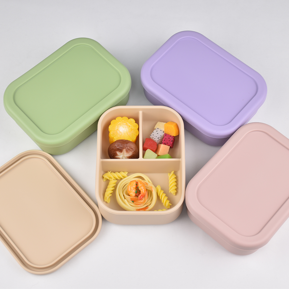 3-Compartment Food Grade Silic - Meal Prep Ideas recension och pris