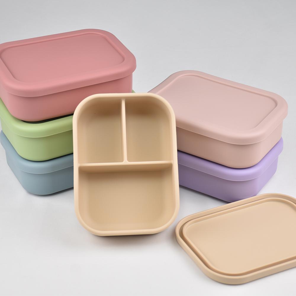 3-Compartment Food Grade Silic - Meal Prep Ideas recension och pris