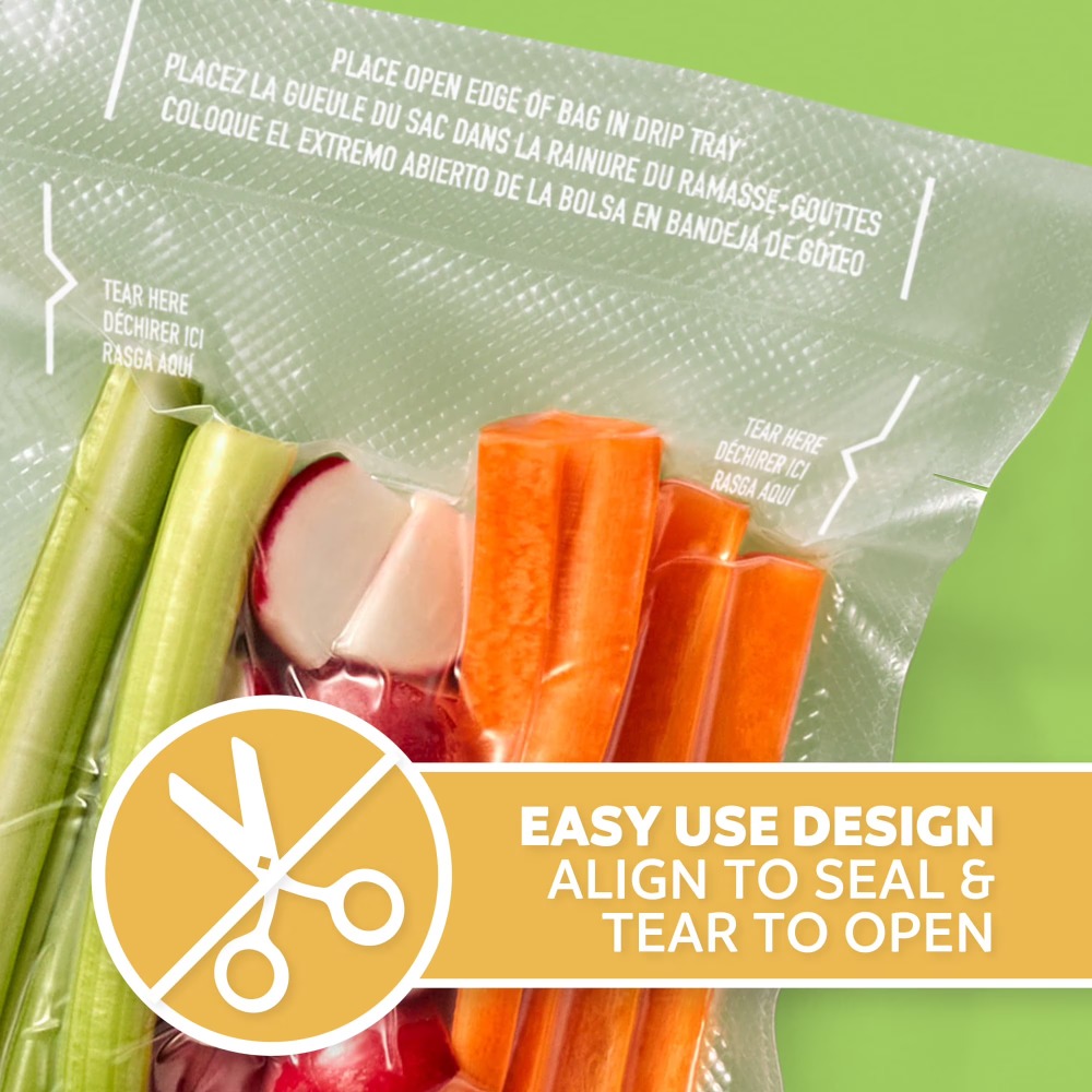 FoodSaver Pint Vacuum Seal Bag - Meal Prep Cutting recension och pris
