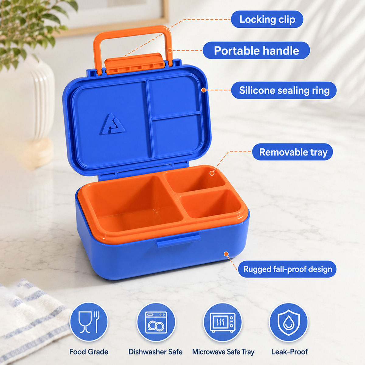 Bento Lunch Box for with 13oz  - Meal Prep Ideas recension och pris