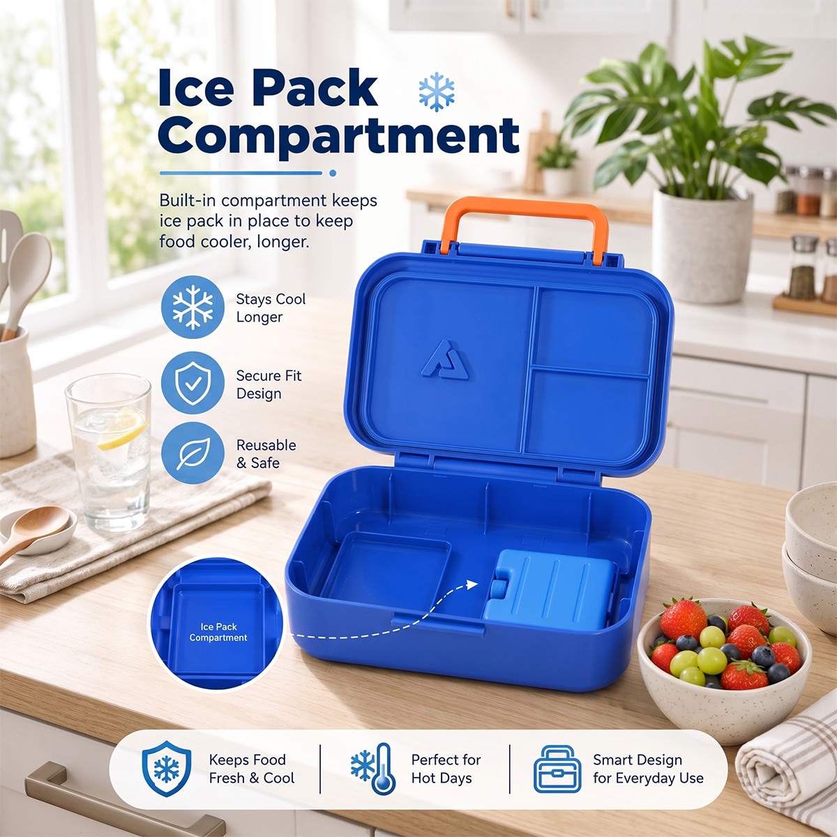 Bento Lunch Box for with 13oz  - Meal Prep Ideas recension och pris