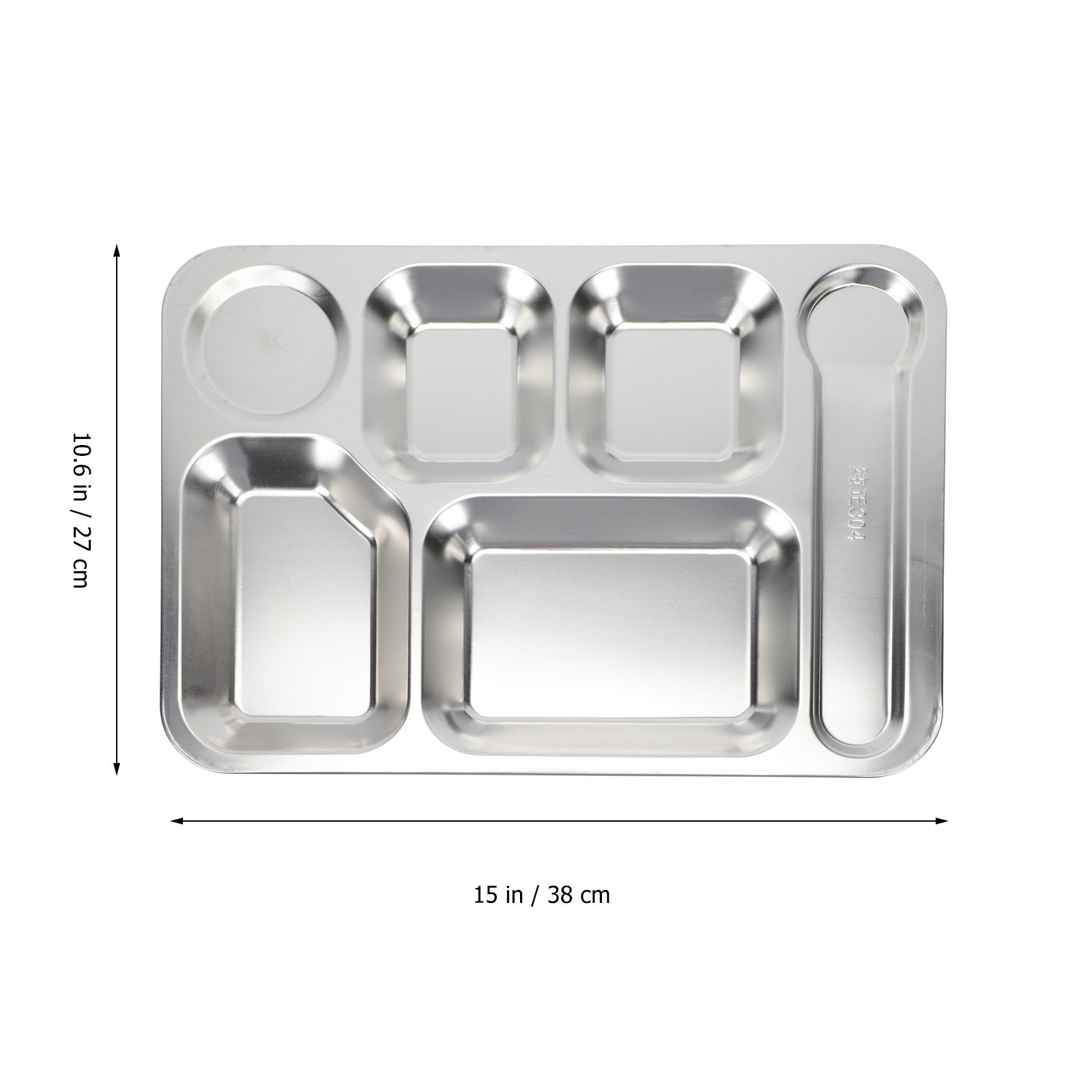 1pc Stainless Steel 6-Compartm - Meal Prep Kitchen recension och pris