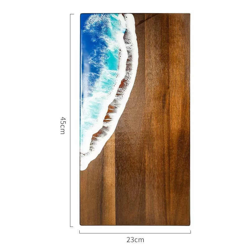 Acacia Wood Cutting Board with - Meal Prep Cutting recension och pris
