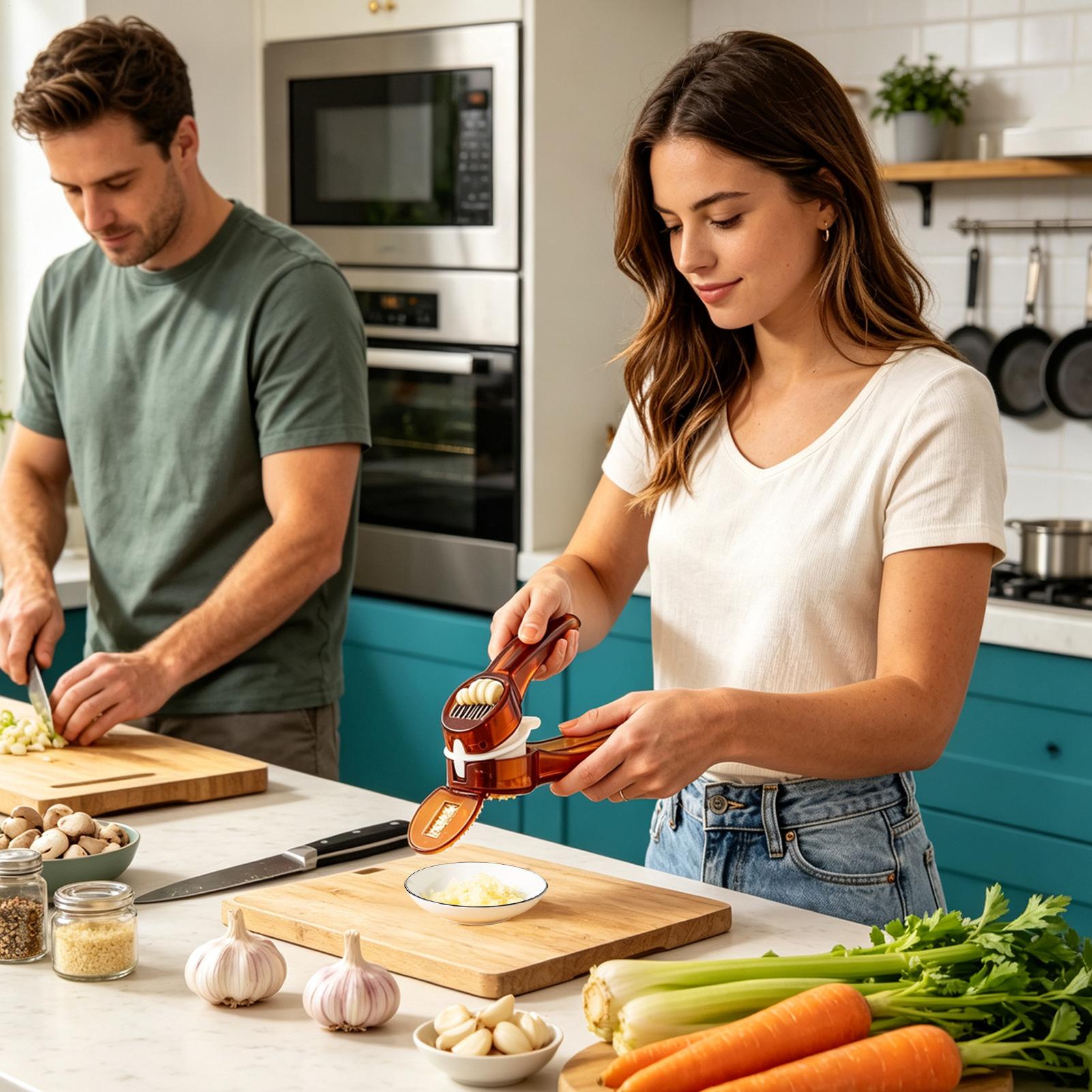 Garlic Smasher Stainless Steel - Meal Prep Restaurant recension och pris