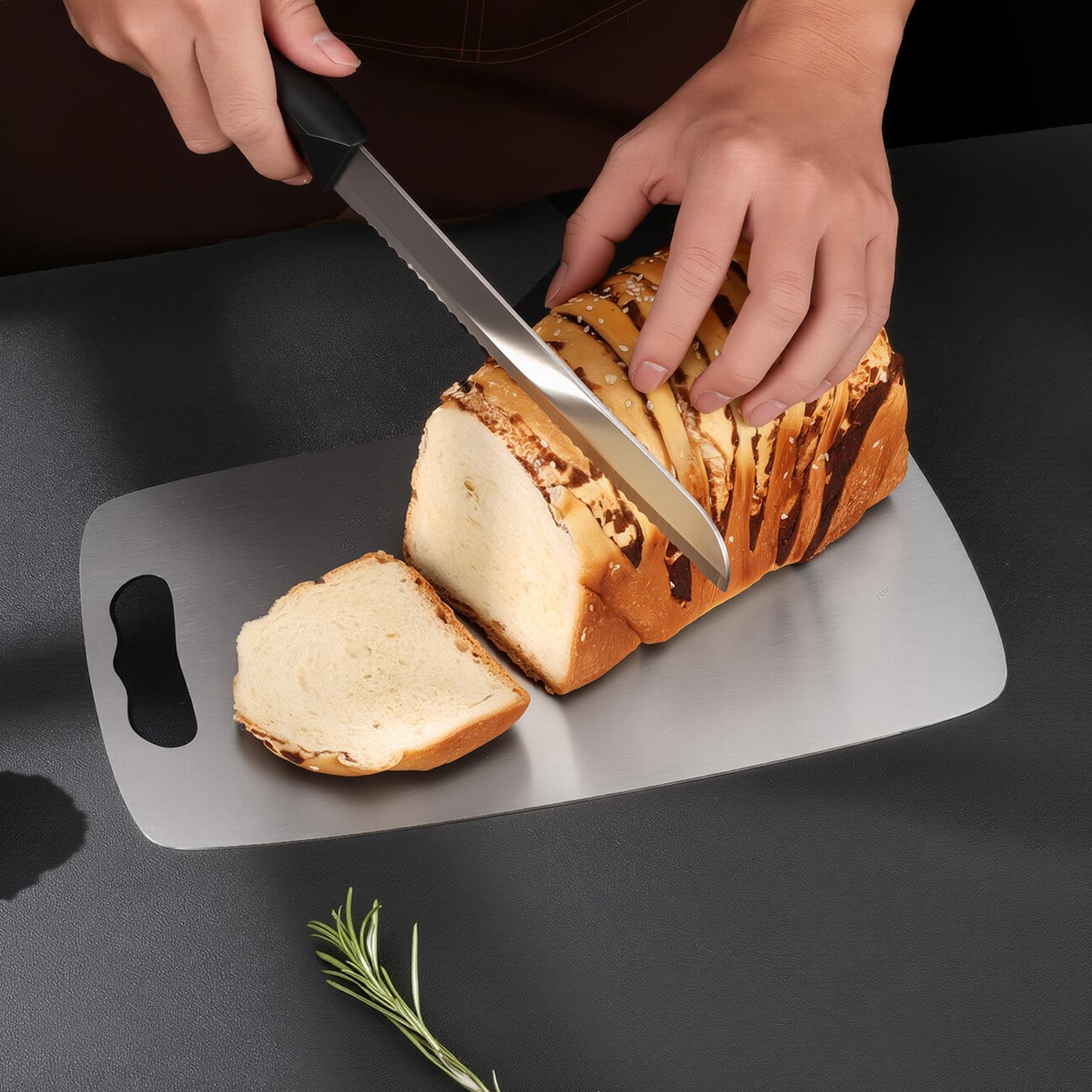 Stainless Steel Chopping Board - Meal Prep Cutting recension och pris