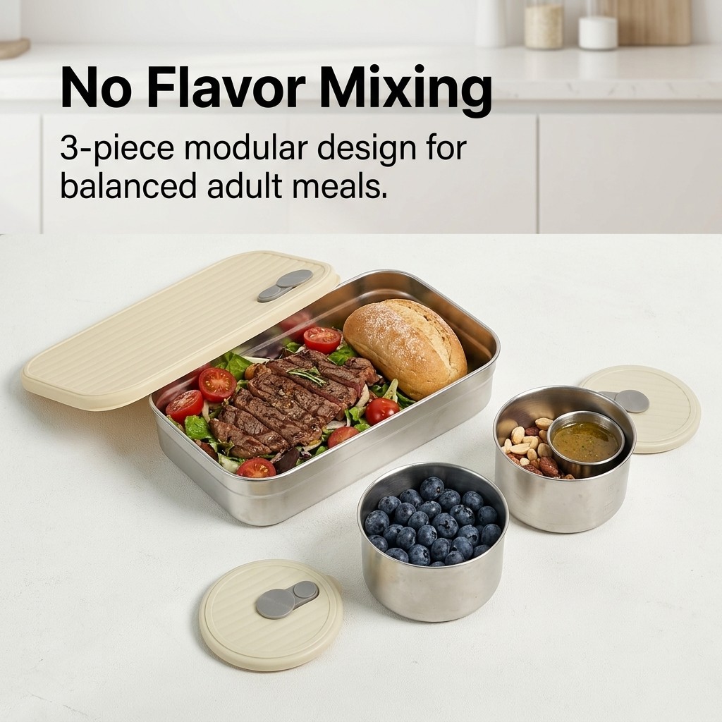 Microwave Safe 304 Stainless S - Meal Prep Ideas recension och pris