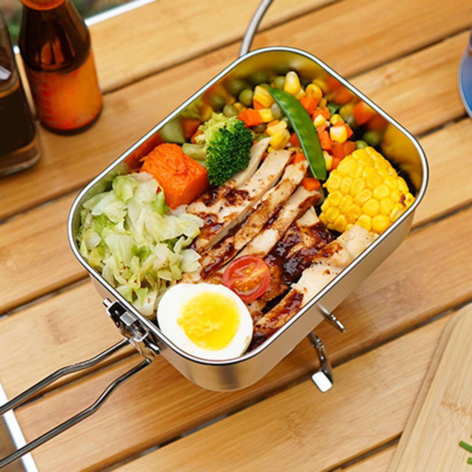 Lunch Box For Women Foldable H - Meal Prep Cutting recension och pris