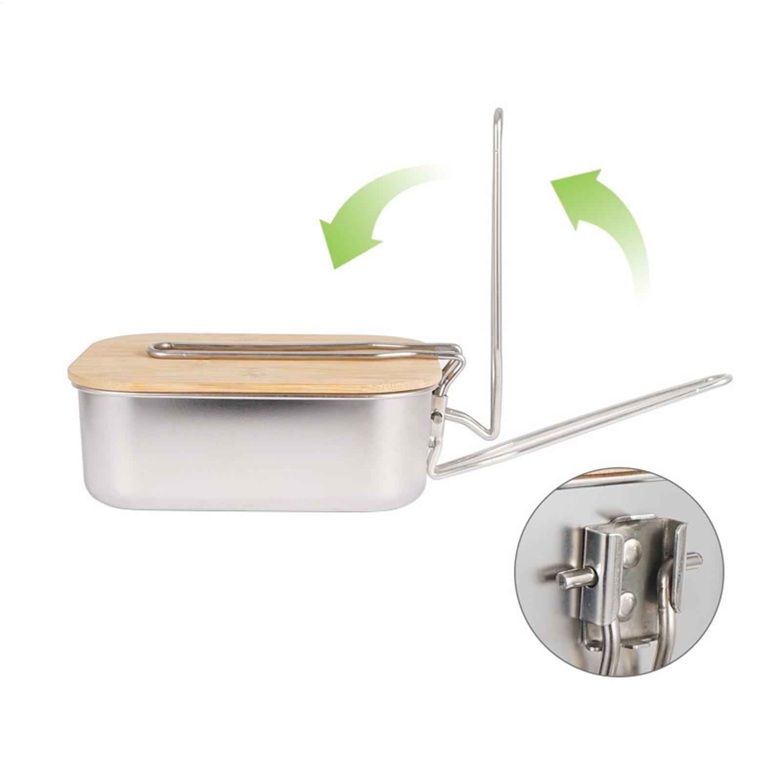Lunch Box For Women Foldable H - Meal Prep Cutting recension och pris