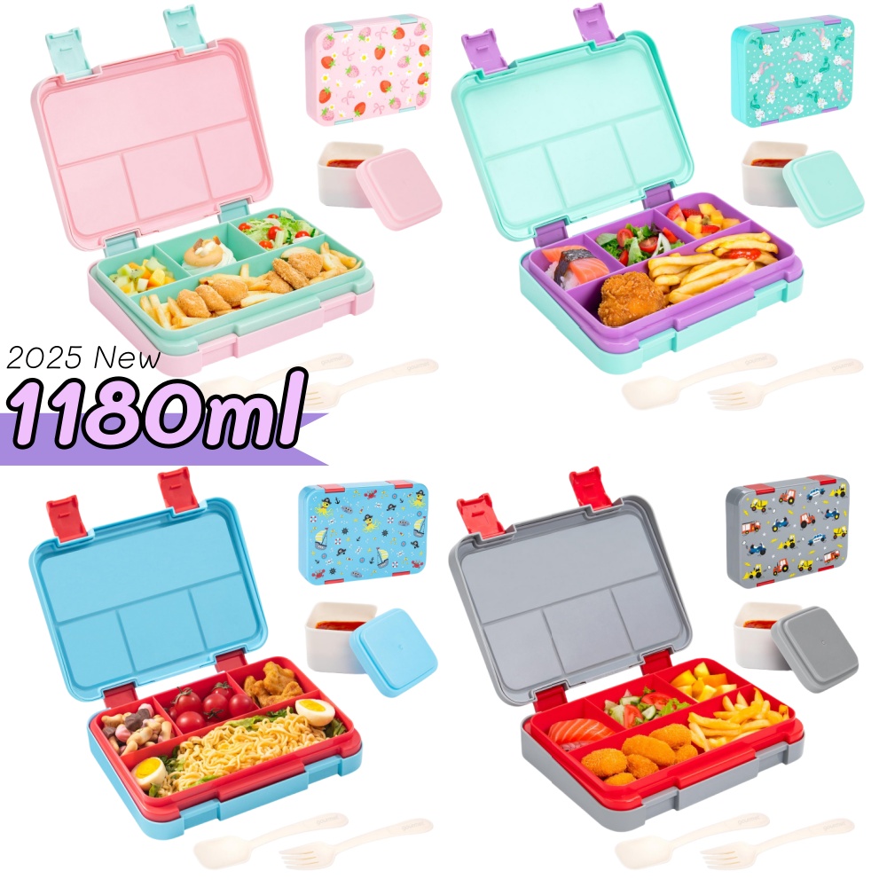 40oz Cartoon Pattern Bento Lun - Meal Prep Ideas recension och pris