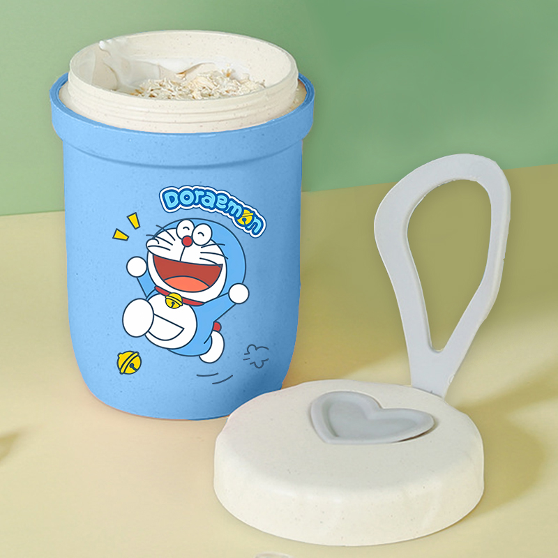Doraemon Girl Boy Portable Bre - Meal Prep Oatmeal Jars recension och pris