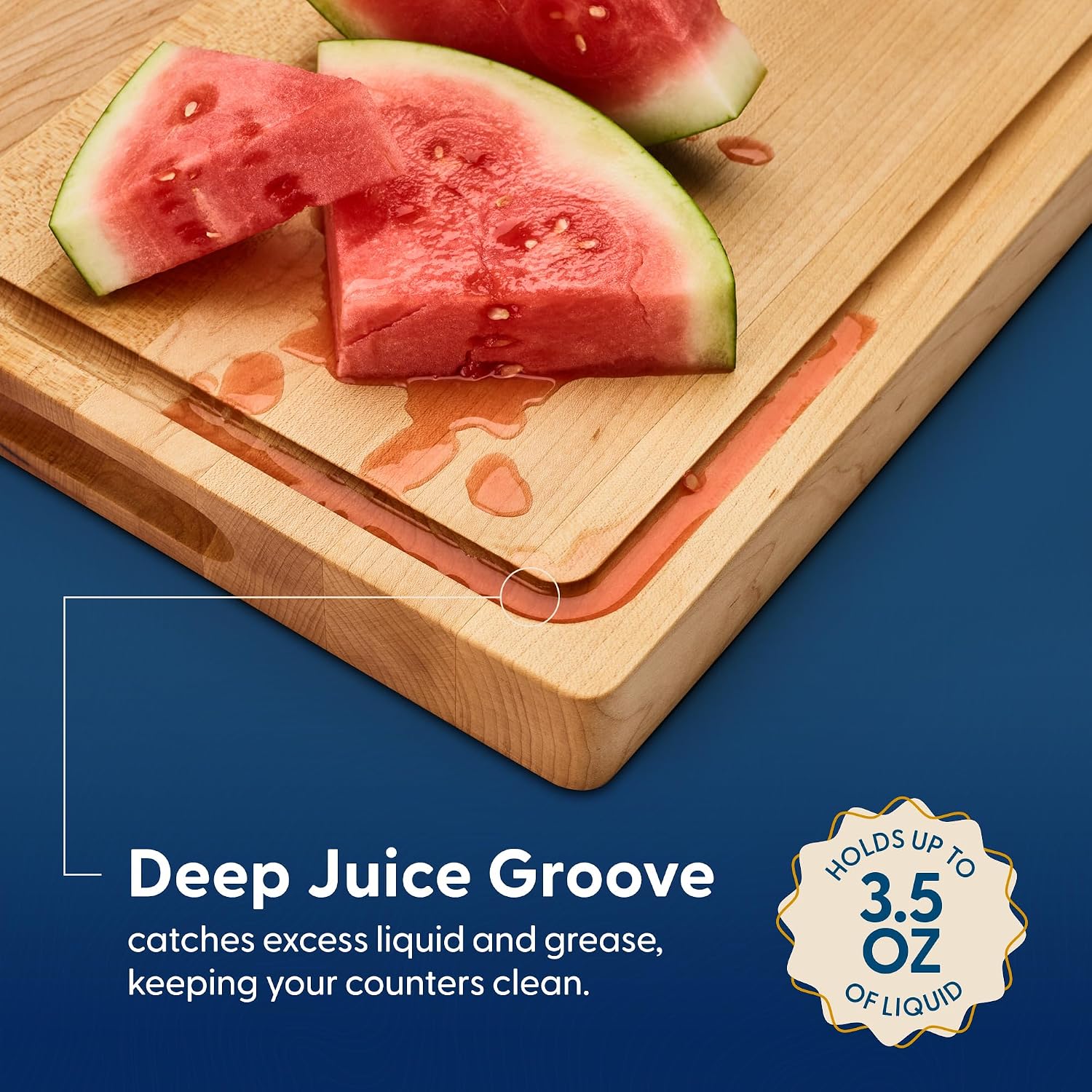 Hard Maple Wood Cutting Board, - Meal Prep Cutting recension och pris