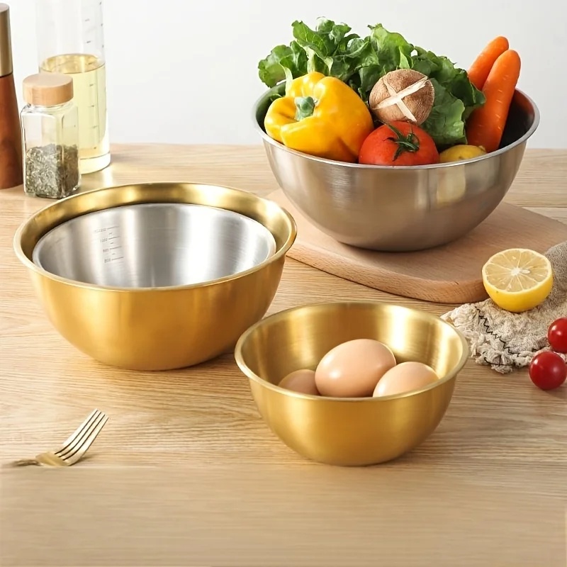 3PCS Stainless Steel Mixing Bo - Meal Prep Kitchen recension och pris